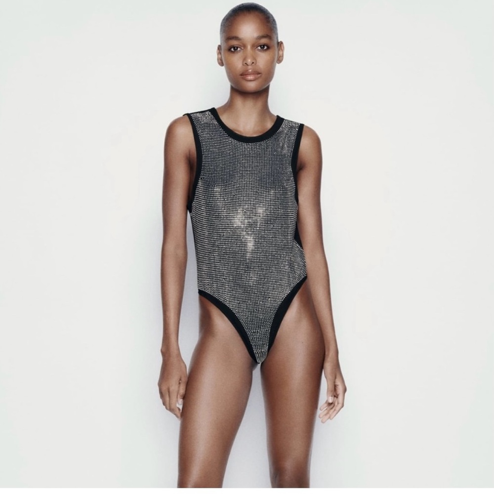 Size small - Zara sparkly tulle bodysuit. Never worn and in perfect condition!